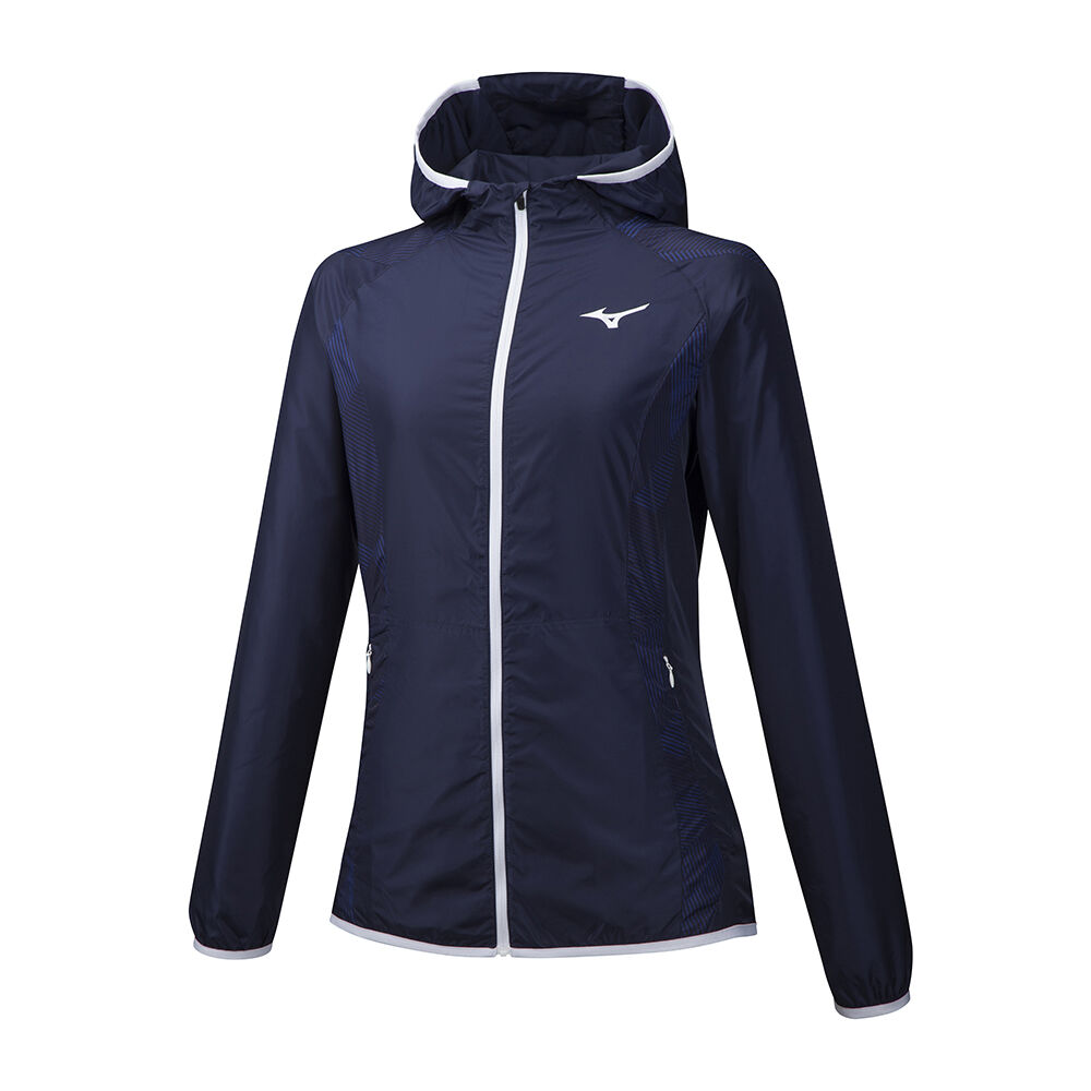 Chaqueta Mizuno Printed Hoody Mujer Moradas Baratas KBPE-23571